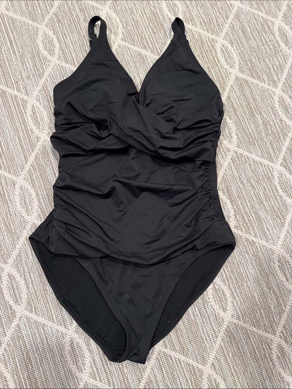 Tommy Bahama Black One-Piece Swimsuit
